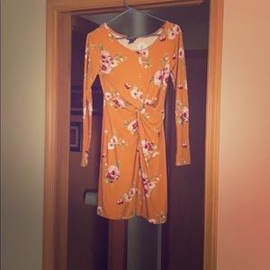 Flower print dress